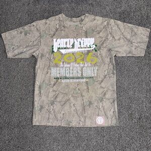 Members Only Olive Camo Graphic Short Sleeve Tee